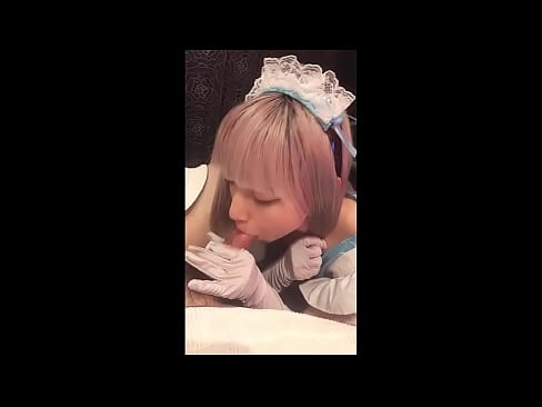 ❤️ Japonski idol [mayuka], kostum francoske služkinje, 1. del, fafanje in onaniranje z losjonom ️❌ Fuck video pri nas